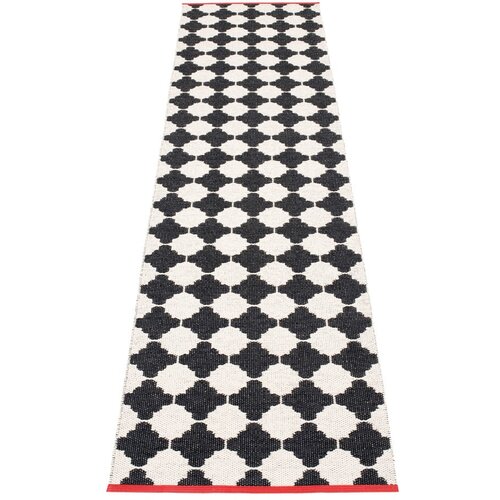 Pappelina Crno-bijela unutarnja i vanjska staza 70x300 cm Marre Black Coral – Cijene