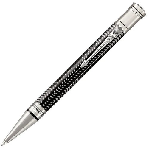 Parker Kemični svinčnik Duofold Black Chevron Cene
