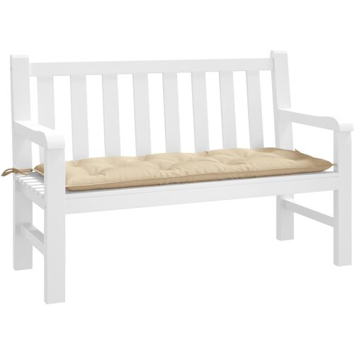 vidaXL Jastuk za vrtnu klupu bež 120 x 50 x 7 cm od tkanine Oxford Cijene
