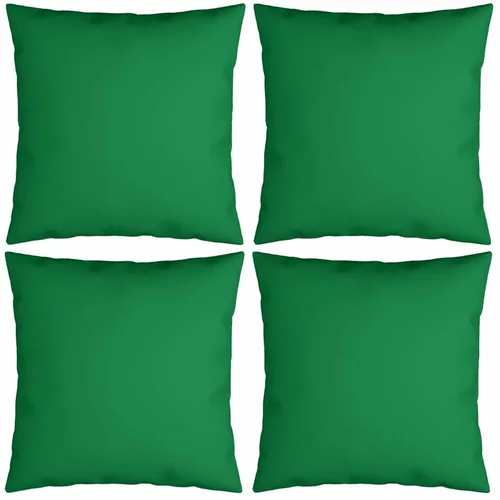 Ukrasni jastuci 4 kom zeleni 40 x 40 cm od tkanine
