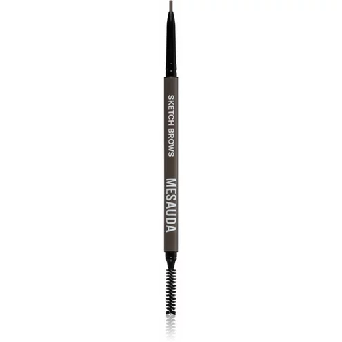 Mesauda Milano Sketch Brows automatska olovka za obrve sa četkicom nijansa 102 Brunette 0,09 g