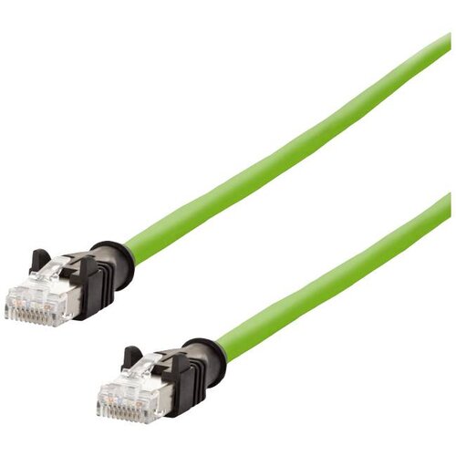 Metz Connect 142M2X55010 RJ45 omrežni kabel CAT6a S/FTP 1 m zelena PUR pla&scaron;č, kislinsko odporen, odporen na ozon, UV odporen, primeren za verigo za sp, (20532941) Cene
