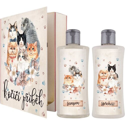 Bohemia Gifts &amp;amp; Cosmetics Book Cat&amp;#039;s Tale poklon set Slike