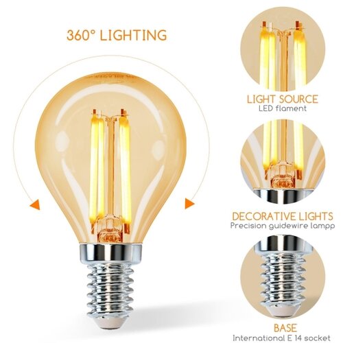 Aigostar led sijalica G45 E14/4W/230V 2200K Slike