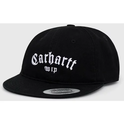 Carhartt WIP Kapa sa šiltom Onyx Cap boja: crna, s aplikacijom, I032899.0D2XX