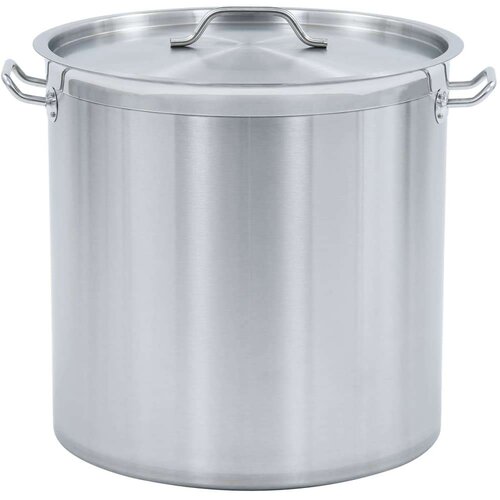 VidaXL Lonec za juho 71 L 45x45 cm nerjaveče jeklo Slike