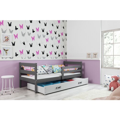 BestBed OTRO�KA POSTELJA ERYK 200X90 - GRAFIT-Bela Cene