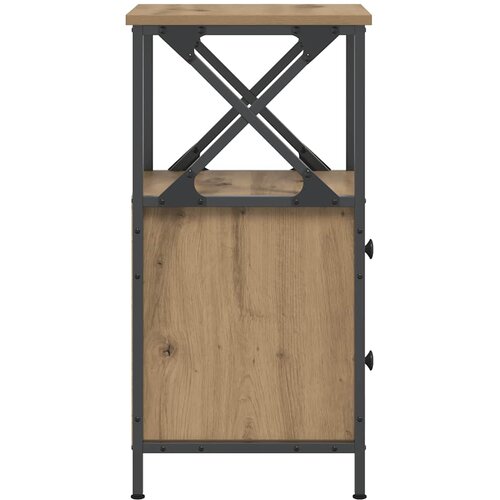 Noćni ormarići 2 kom Artisan hrast 34x35,5x70 cm izrađeno drvo Slike