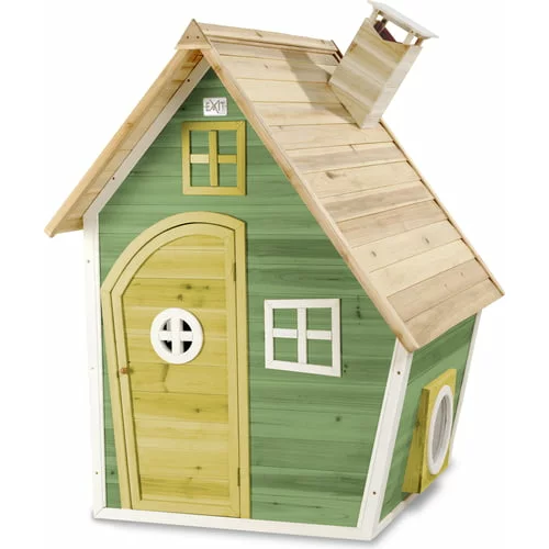 EXIT Toys Drvena kućica za igranje Fantasia 100 - Green