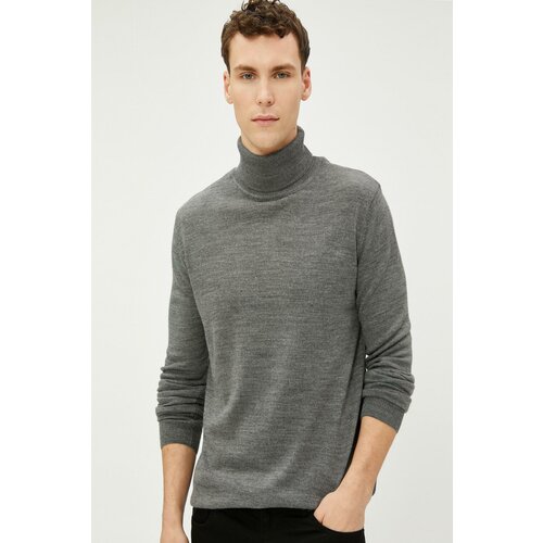 Koton Men's Anthracite Sweater Slike
