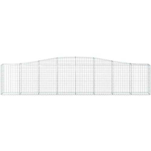  Lučne gabionske košare 5 kom 400x30x80/100 cm pocinčano željezo Cijene