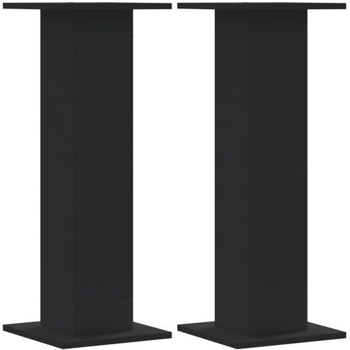  Stalci za biljke 2 kom crni 30 x 30 x 80 cm konstruirano drvo Cijene