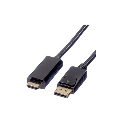 Roline DisplayPort priključni kabel 5.00 m 11.04.5788 sa zaštitom crna [1x muški konektor displayport - 1x muški konekto Cijene