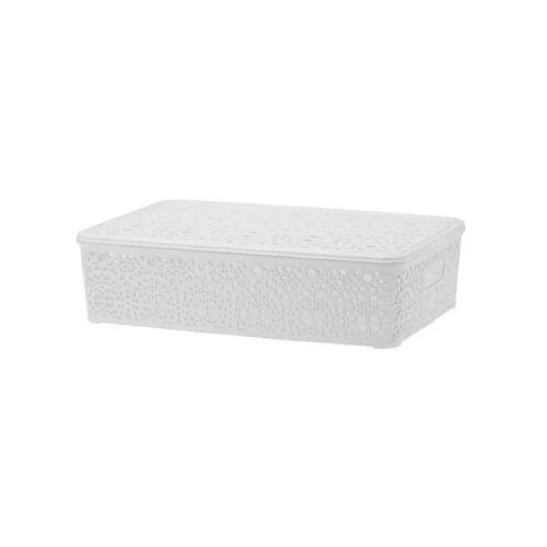 Korpa čipkasta 39x27x10cm sa poklopcem Cene