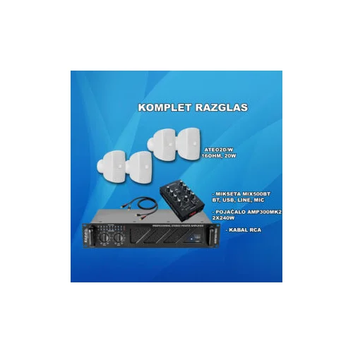 Komplet RAZGLAS ZA MANJE PROSTORE 6