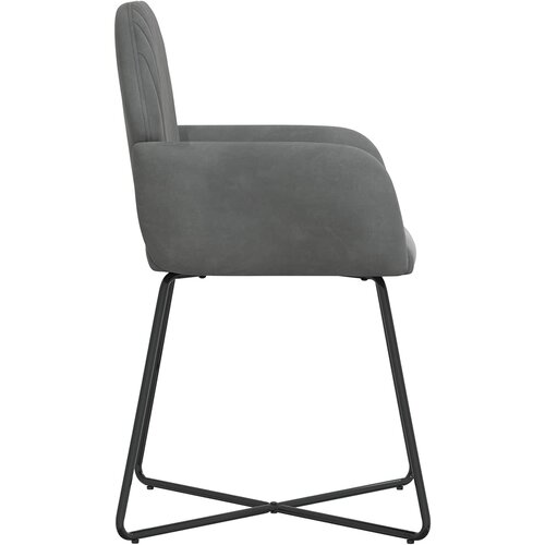  Trpezarijske stolice 4 pcs Bar&amp;scaron;un Tamnosiva 55 x 50 x 84 cm Slike