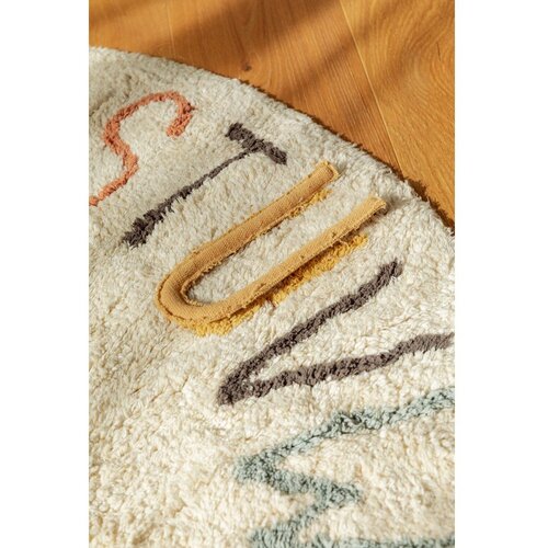 Lorena Canals Krem pamučan dječji tepih za igru &amp;oslash;120 cm ABC Color and Letters &amp;ndash; Slike
