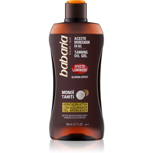 Babaria Sun Bronceadora posvetlitveni gel pomoč za sončenje 200 ml Cene