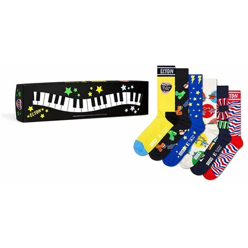 Happy Socks Nogavice x Elton John 6-pack Gift Box