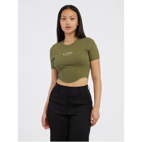 Only Khaki Womens Crop Top Lola - Women