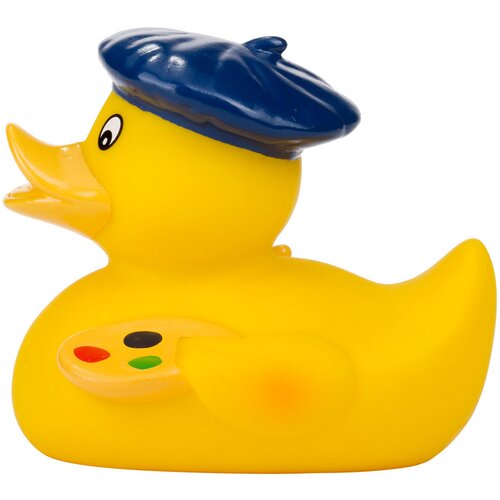 Canpol igračka za kupanje patkica slikar žuto-teget Cene