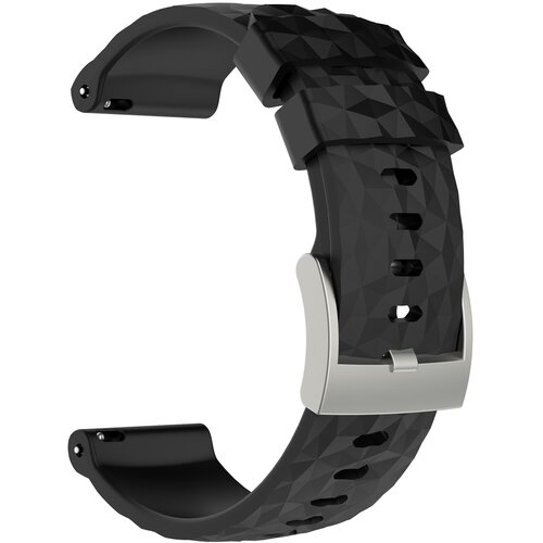 INF silikonski zapestni trak za suunto spartan sport wrist hr baro black, (21401841) Cene