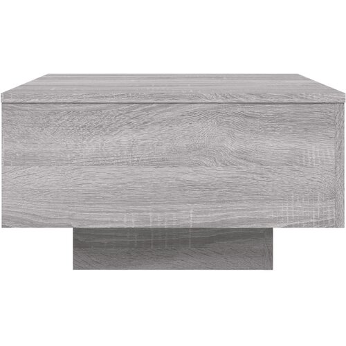  Stolić za kavu siva boja hrasta 55x55x31 cm konstruirano drvo Slike