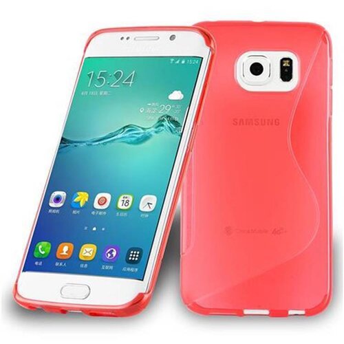 Cadorabo Case, združljiv s Samsungom v Candy Apple Red - Za&amp;scaron;čitni pokrov iz fleksibilnega silikona TPU, (20599281) Slike