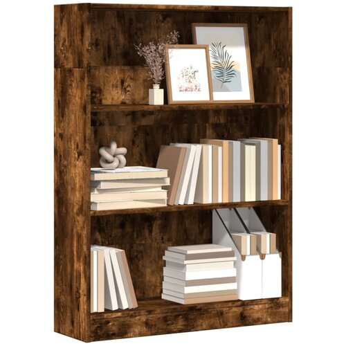 VidaXL Regal za knjige boja hrasta 80x24x109 cm konstruirano drvo Slike