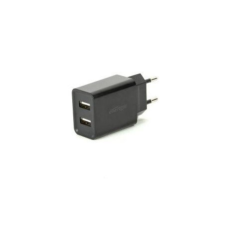  USB punjač GEMBIRD, 2 porta 2,1A, black, EG-U2C2A-03-BK Slike