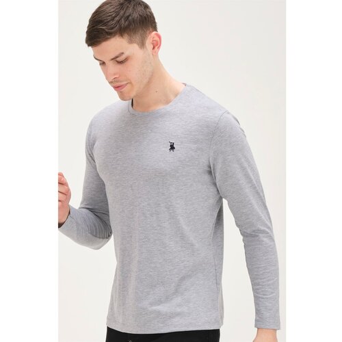 Dewberry T8588 BIKE COLLAR MEN'S SWEATSHIRT-GRAY Cijene