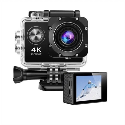 Akciona kamera goplus campro 4K sports crna Slike