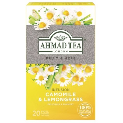Ahmad Tea čaj Kamilica limunska trava 20/1 40g Slike