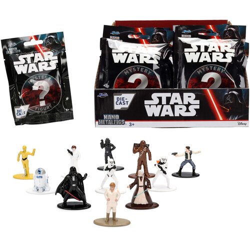Jada Toys Star Wars Nanofigs zbirateljske kovinske figurice presenečenja 1 kos - Cene