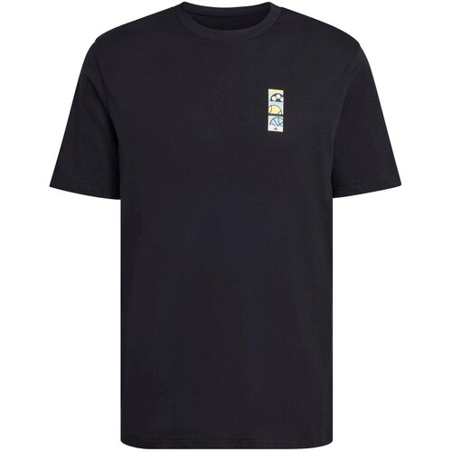 Adidas Funkcionalna majica &amp;#039;M MOS POSTER T&amp;#039; črna / bela Slike