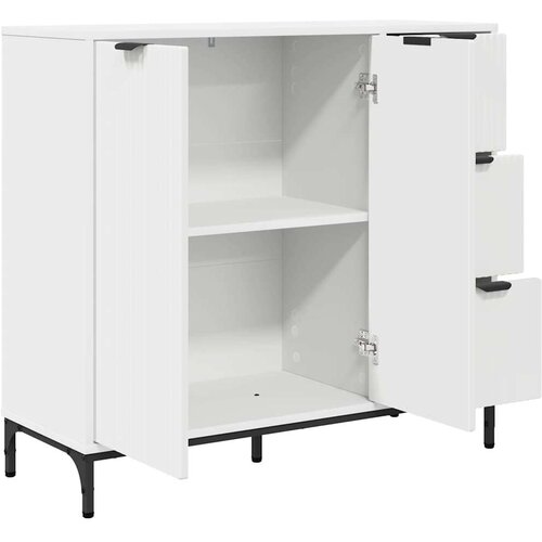 VidaXL Kreveta s ladicama Bijelo 89,5 x 33 x 82 cm Konstruirano drvo Slike