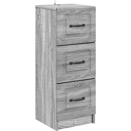  Ormar s ladicama Siva sonoma 33 x 34,5 x 87 cm Cijene