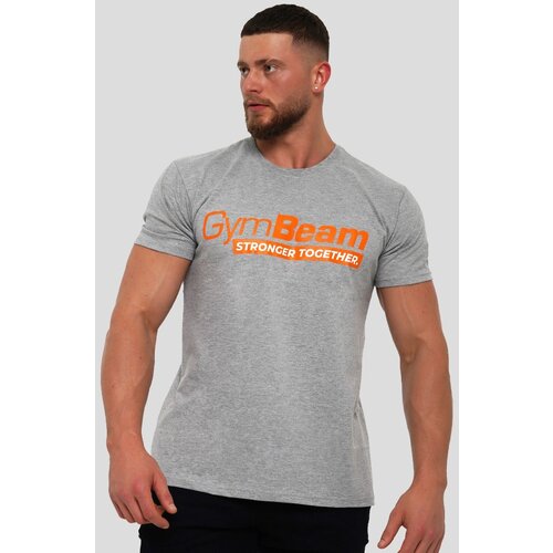 GymBeam Muška majica Stronger Together Grey Cene