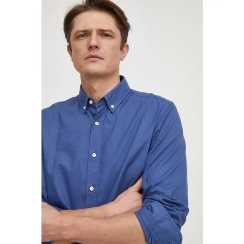 Boss Pamučna košulja za muškarce, regular, s button-down ovratnikom