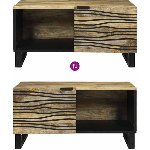  Kava Stol Prirodna 80 x 50 x 40 cm Konstruirano drvo Slike