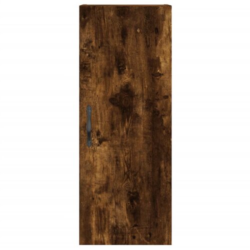  Visoka komoda dimljeni hrast 34,5x34x180cm konstruiranog drva Slike