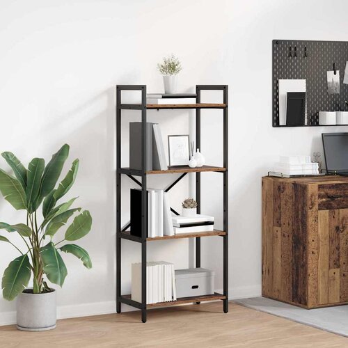 vidaXL Polica Staro drvo 56 x 34 x 133,5 cm Konstruirano drvo Cene