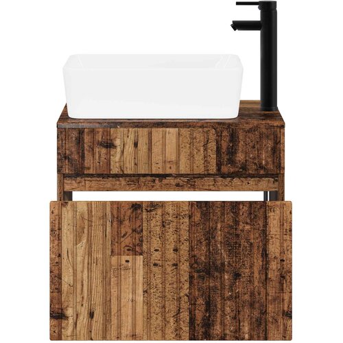  Set namje&amp;scaron;taja za kupaonicu Staro drvo Konstruirano drvo Smeđa 59 x 44,5 x 50 cm Slike