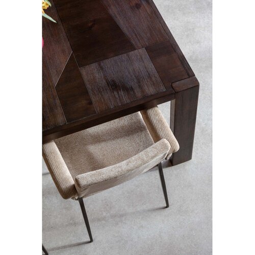 Dutchbone Jedilna miza iz masivnega lesa 90x180 cm Bruneau &amp;ndash; Slike