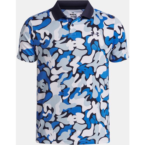 Under Armour Boys&amp;#039; T-shirt UA Matchplay Printed Polo-BLU - Boys Slike