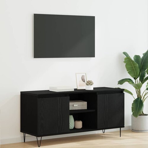 vidaXL TV ormar Crni hrast 104 x 35 x 50 cm Konstruirano drvo Cijene
