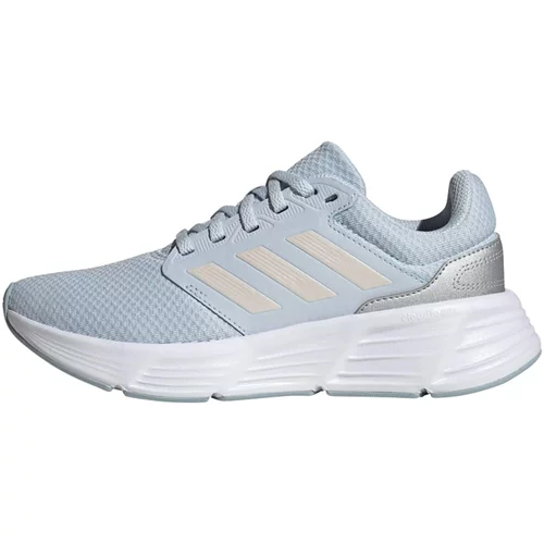 Adidas Tenisice za trčanje 'Galaxy 6' svijetloplava / srebro / prljavo bijela