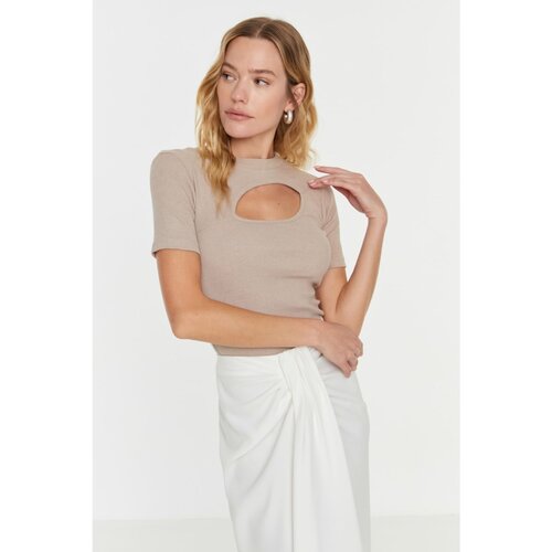 Trendyol Ženska majica Cut Out Detailed Slike