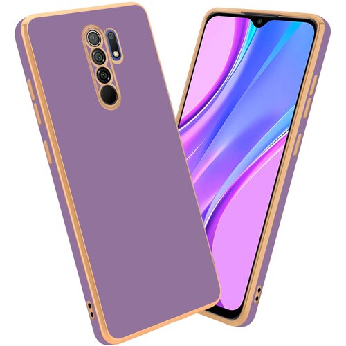 Cadorabo Ohi&scaron;je, združljiv s Xiaomi v sijajnem vijoličnem - zlatu - za&scaron;čitni pokrov iz fleksibilnega silikona TPU in z za&scaron;čito pred kamero, (20596445) Cene