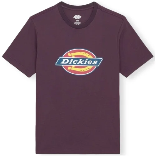 Dickies Majice & Polo majice Icon Logo T-Shirt - Plum Vijolična Dickies Majice & Polo majice Icon Logo T-Shirt - Plum Vijolična